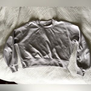 Lululemon cropped crew neck sweatshirt